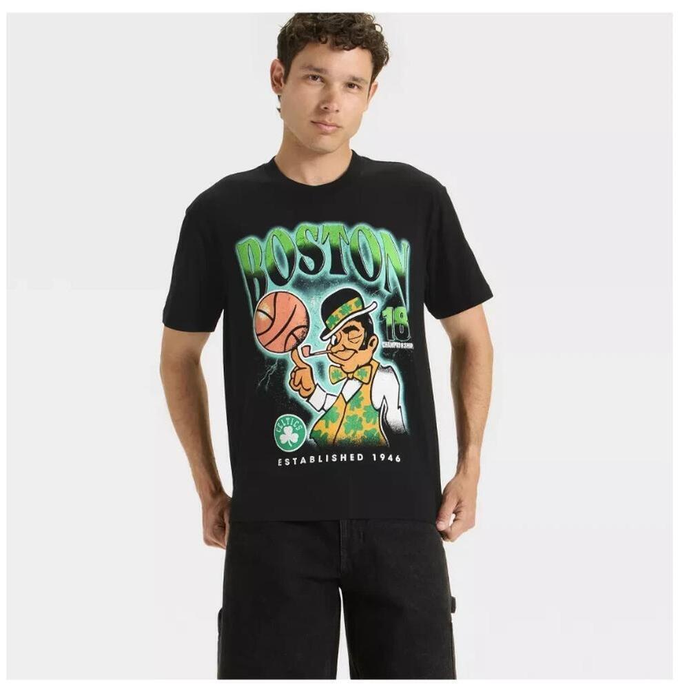 Boston Celtics Mens  T-Shirt 100 Cotton
